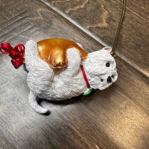 Danbury Mint Westie Wonderland 
“Swinging on a Star” West Highland Terrier